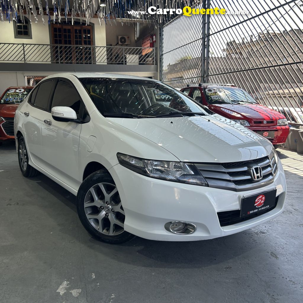 HONDA   CITY SEDAN EX 1.5 FLEX 16V 4P AUT.   BRANCO 2012 1.5 FLEX - Loja