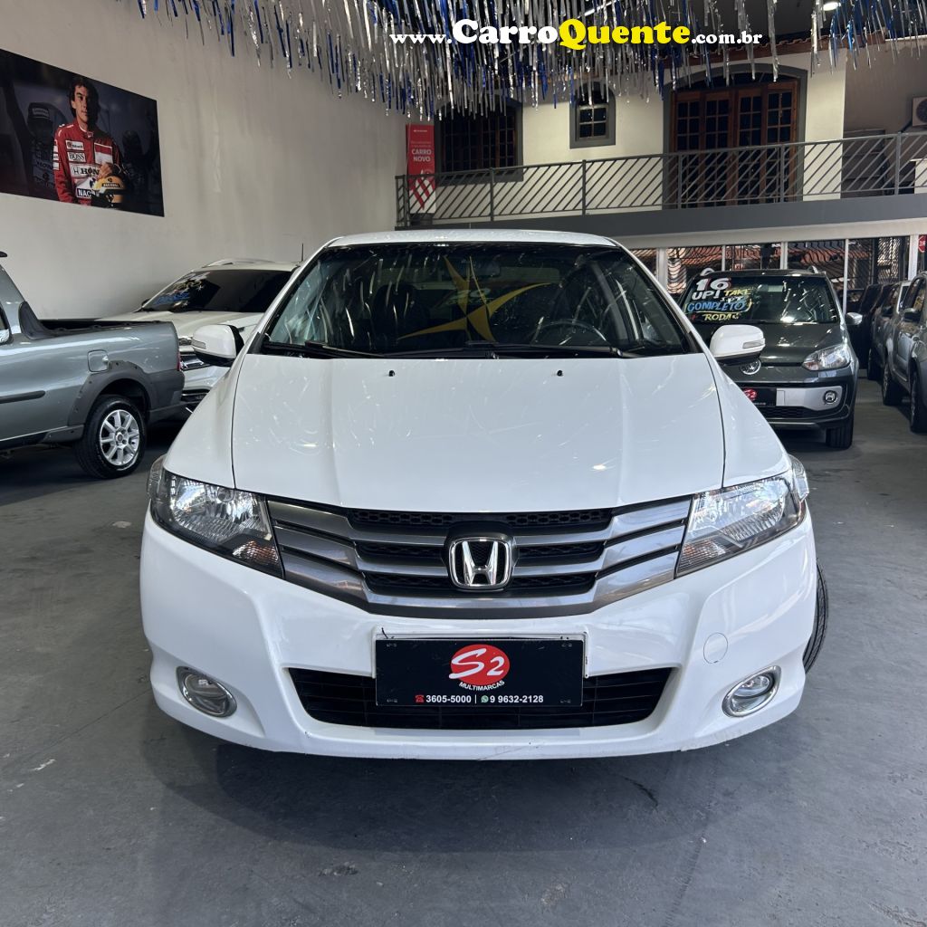 HONDA   CITY SEDAN EX 1.5 FLEX 16V 4P AUT.   BRANCO 2012 1.5 FLEX - Loja