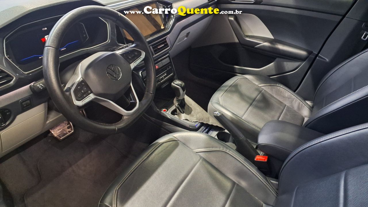 VOLKSWAGEN   T-CROSS HIG. 250 TSI 1.4 FLEX 16V 5P AUT   PRETO 2023 1.4 FLEX - Loja