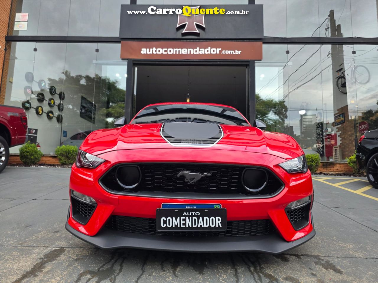 FORD   MUSTANG MACH 1 5.0 V8   VERMELHO 2021 5.0 GASOLINA - Loja
