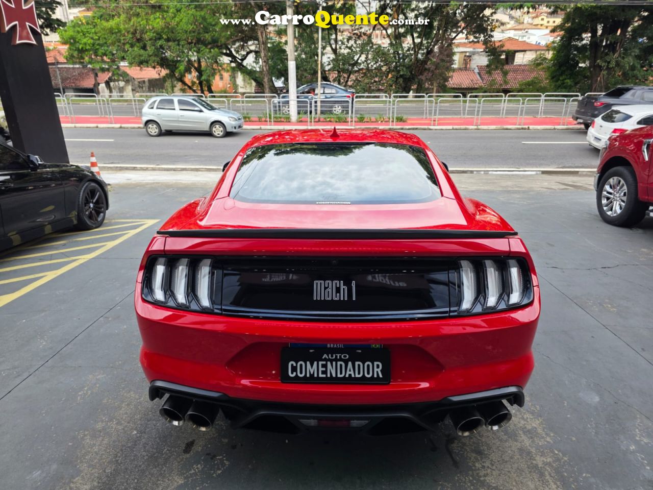 FORD   MUSTANG MACH 1 5.0 V8   VERMELHO 2021 5.0 GASOLINA - Loja
