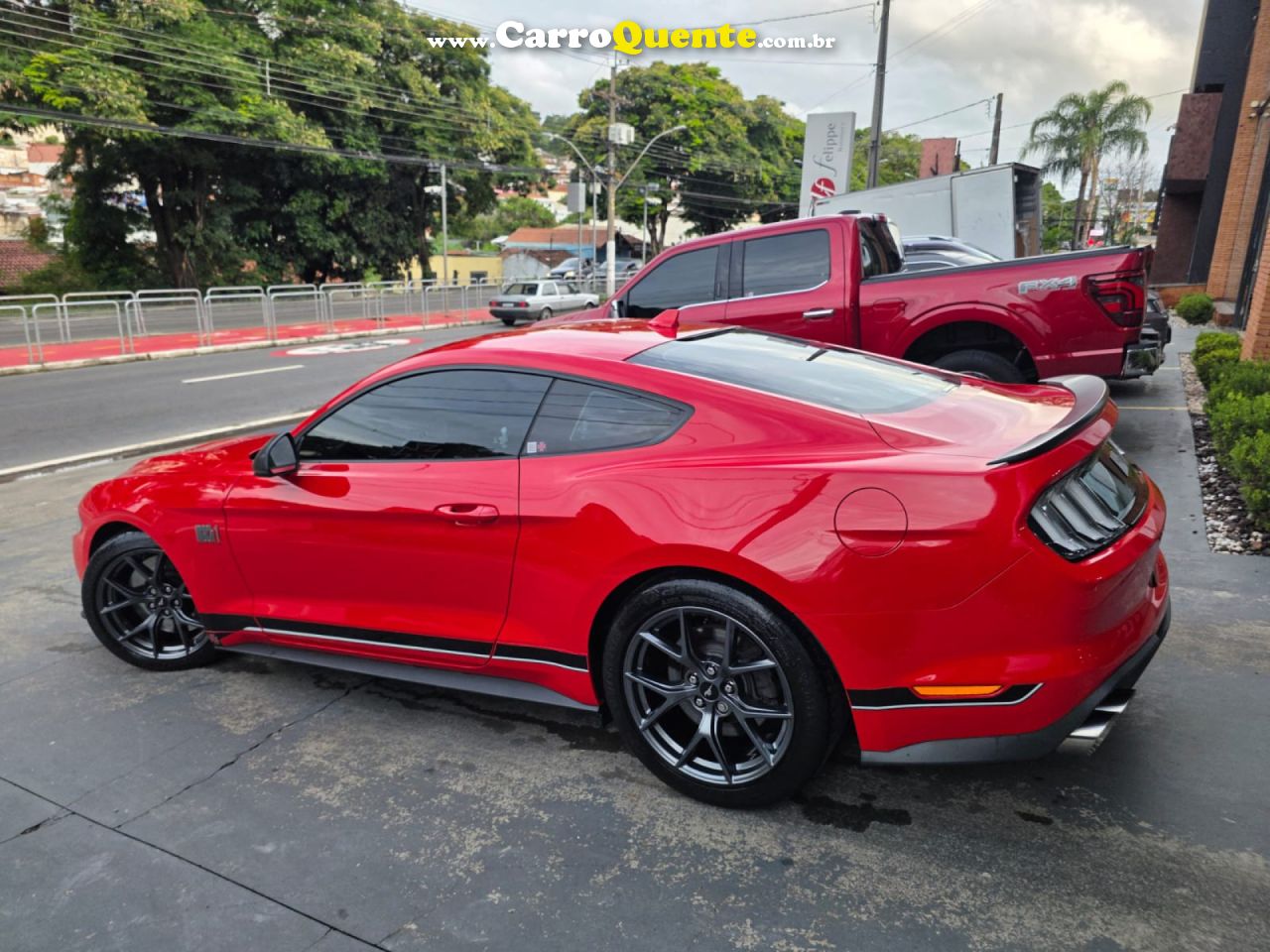 FORD   MUSTANG MACH 1 5.0 V8   VERMELHO 2021 5.0 GASOLINA - Loja