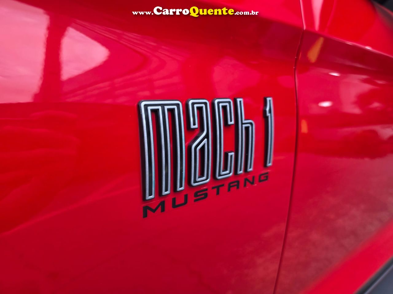 FORD   MUSTANG MACH 1 5.0 V8   VERMELHO 2021 5.0 GASOLINA - Loja