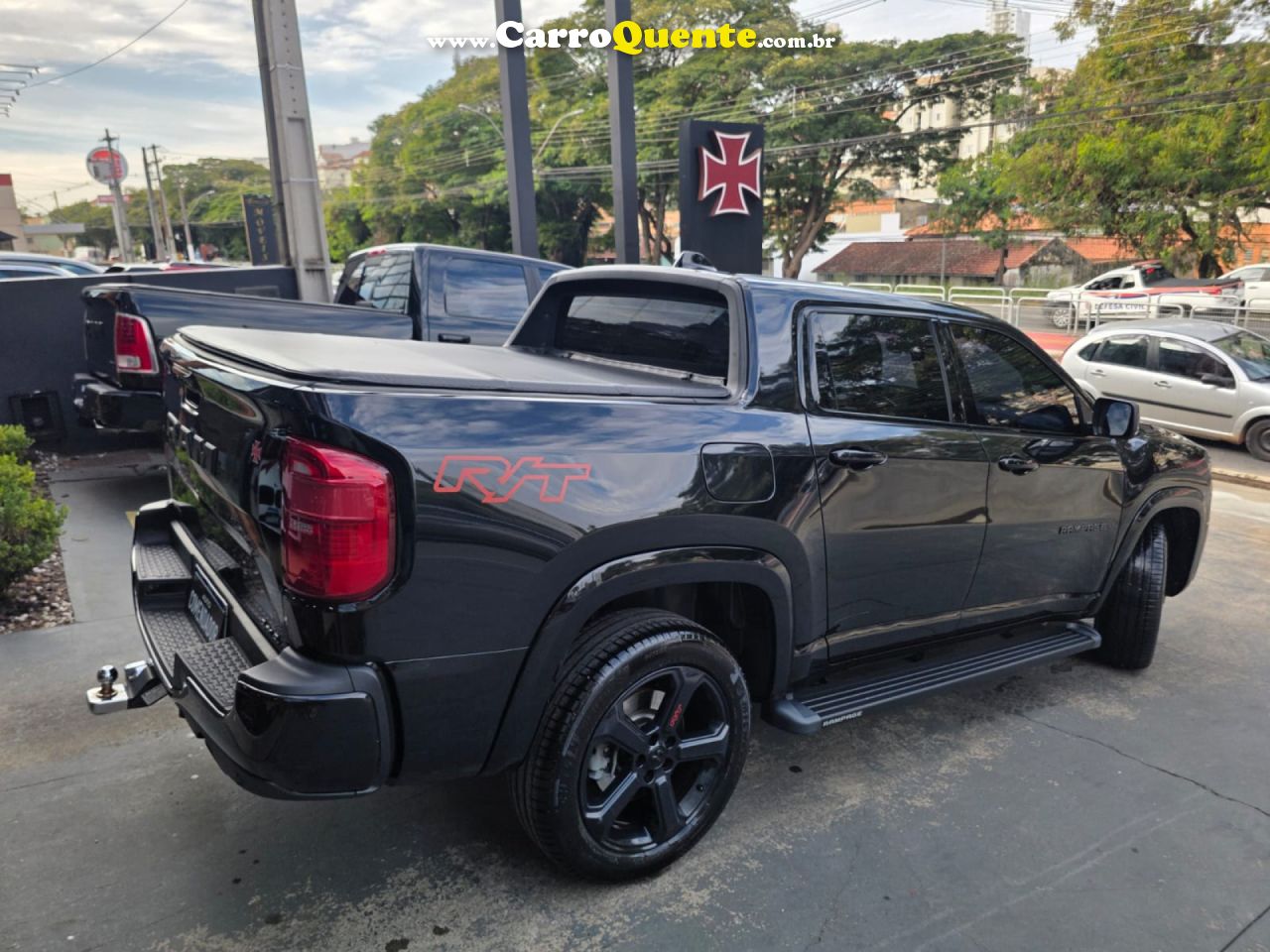 RAM   RAMPAGE RT HURRIC. 4 2.0 TB CD 4X4 AUT.   PRETO 2024 2.0 GASOLINA - Loja