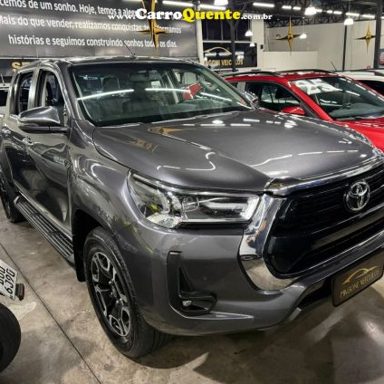 TOYOTA   HILUX CD SRV 4X4 2.8 TDI DIESEL AUT.   CINZA 2022 2.8 DIESEL