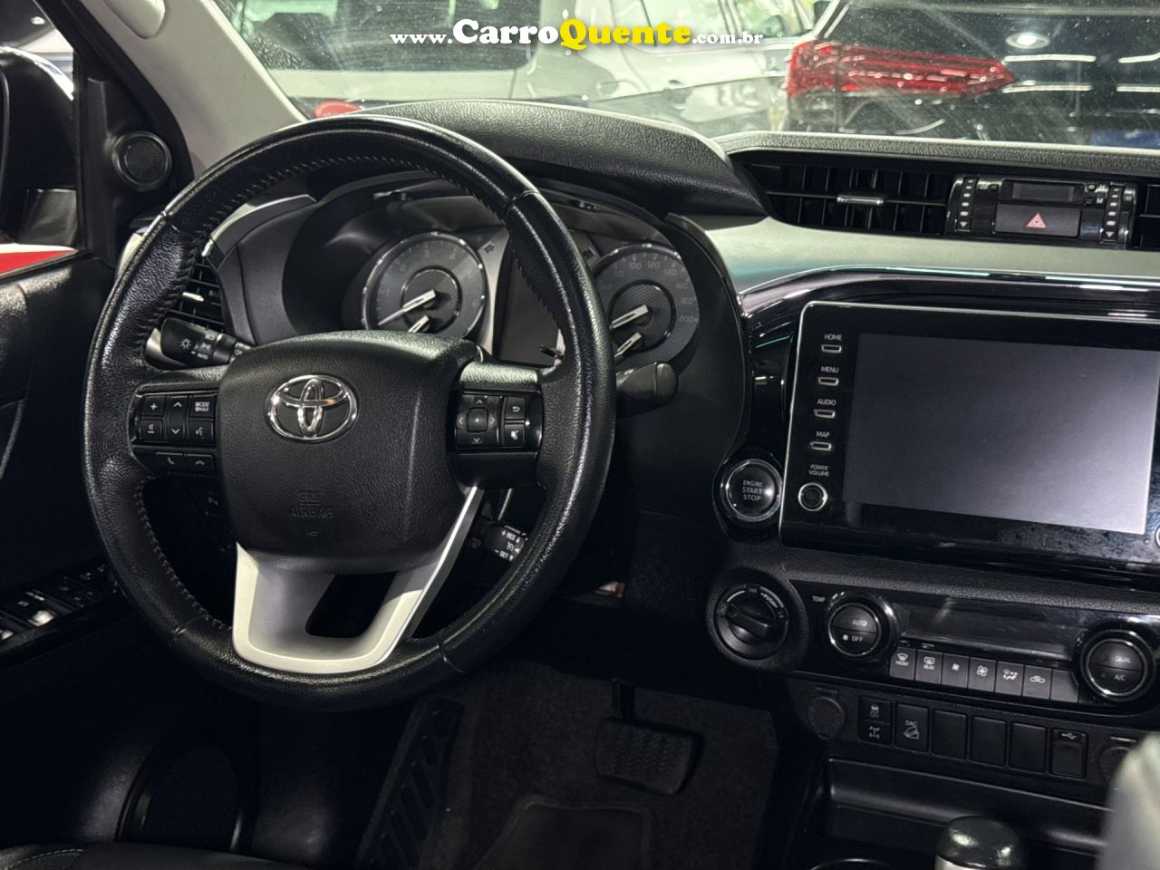 TOYOTA   HILUX CD SRV 4X4 2.8 TDI DIESEL AUT.   CINZA 2022 2.8 DIESEL - Loja