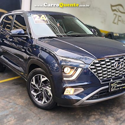 HYUNDAI   CRETA PLATINUM 1.0 TB 12V FLEX AUT.   AZUL 2024 1.0 FLEX