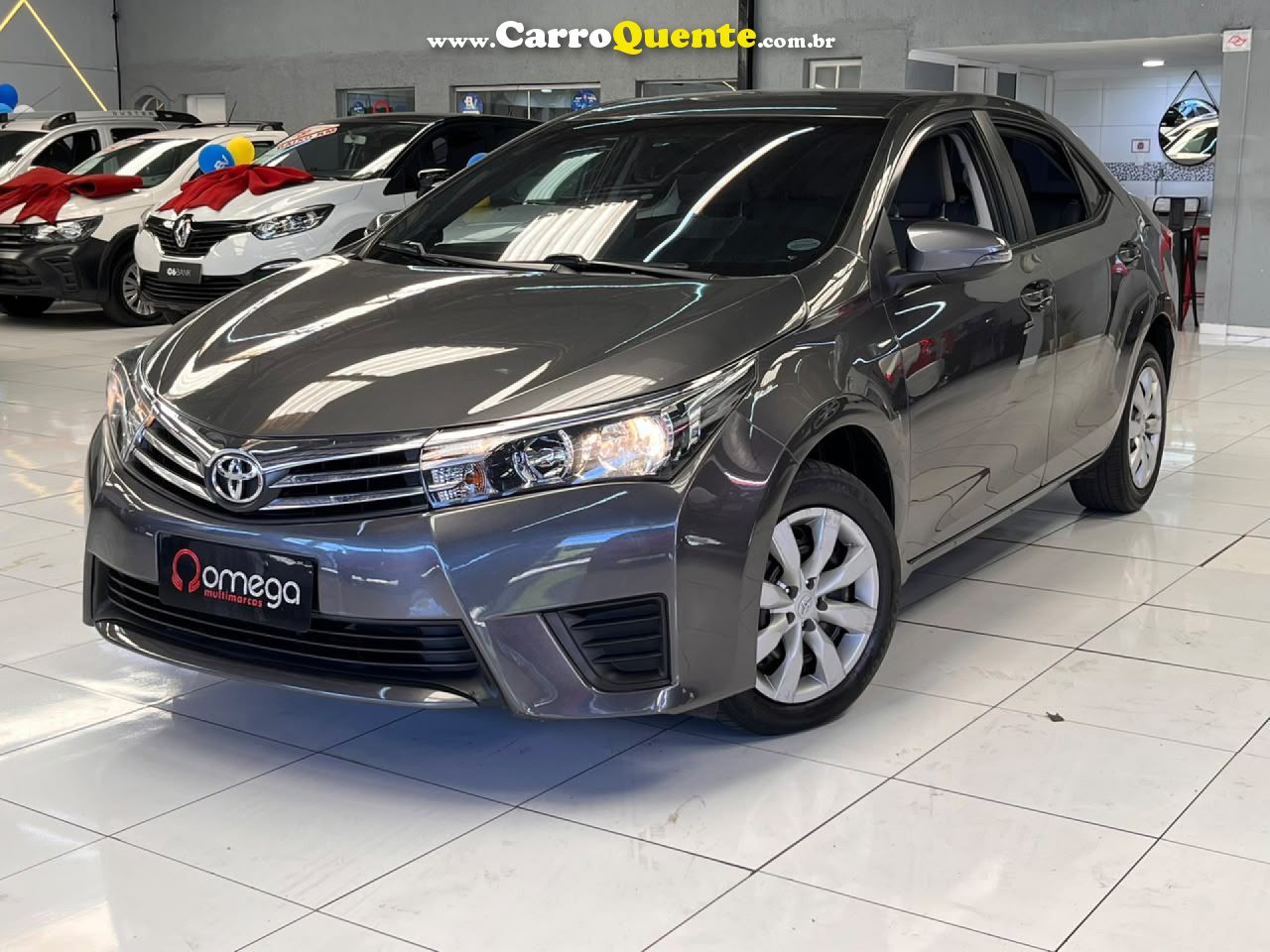 TOYOTA   COROLLA GLI 1.8 FLEX 16V  AUT.   CINZA 2017 1.8 FLEX - Loja