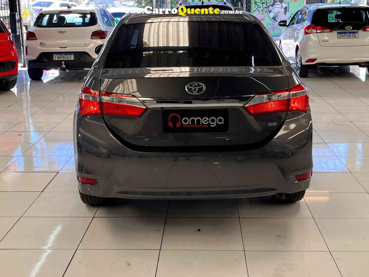 TOYOTA   COROLLA GLI 1.8 FLEX 16V  AUT.   CINZA 2017 1.8 FLEX - Loja