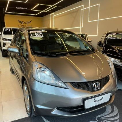 HONDA   FIT LX 1.4 1.4 FLEX 8V16V 5P AUT.   CINZA 2012 1.4 FLEX