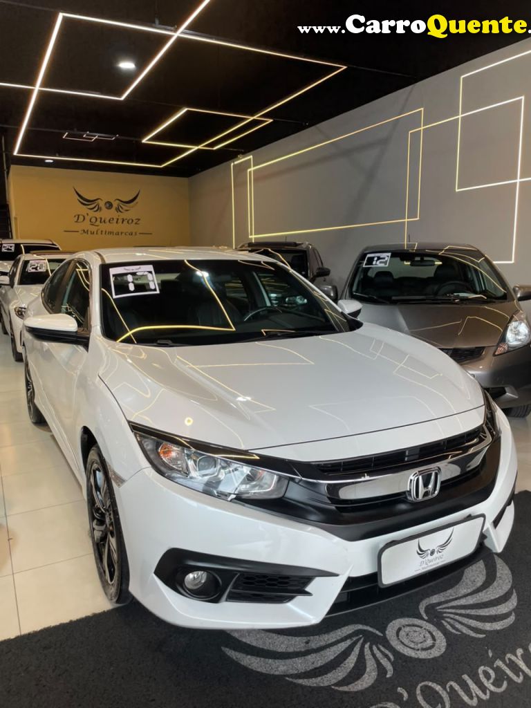 HONDA   CIVIC SEDAN EX 2.0 FLEX 16V AUT.4P   BRANCO 2017 2.0 FLEX - Loja
