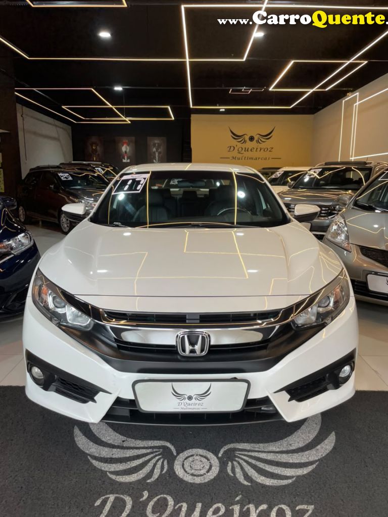 HONDA   CIVIC SEDAN EX 2.0 FLEX 16V AUT.4P   BRANCO 2017 2.0 FLEX - Loja