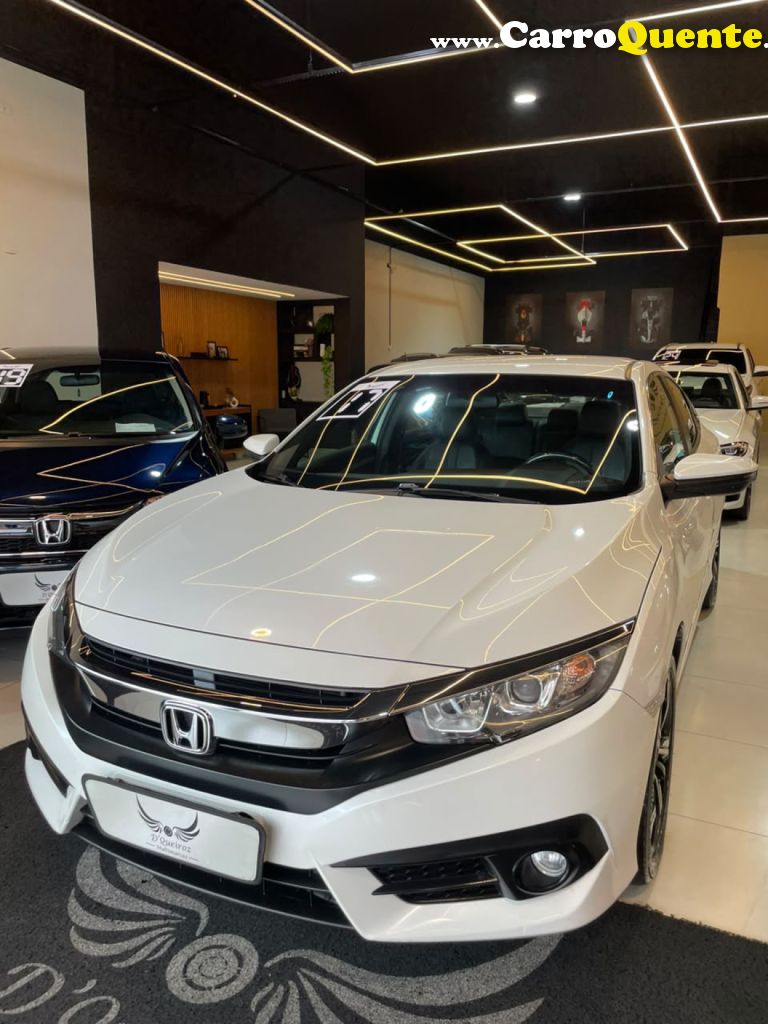 HONDA   CIVIC SEDAN EX 2.0 FLEX 16V AUT.4P   BRANCO 2017 2.0 FLEX - Loja