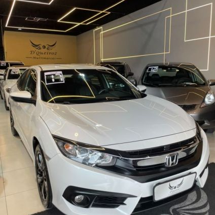 HONDA   CIVIC SEDAN EX 2.0 FLEX 16V AUT.4P   BRANCO 2017 2.0 FLEX