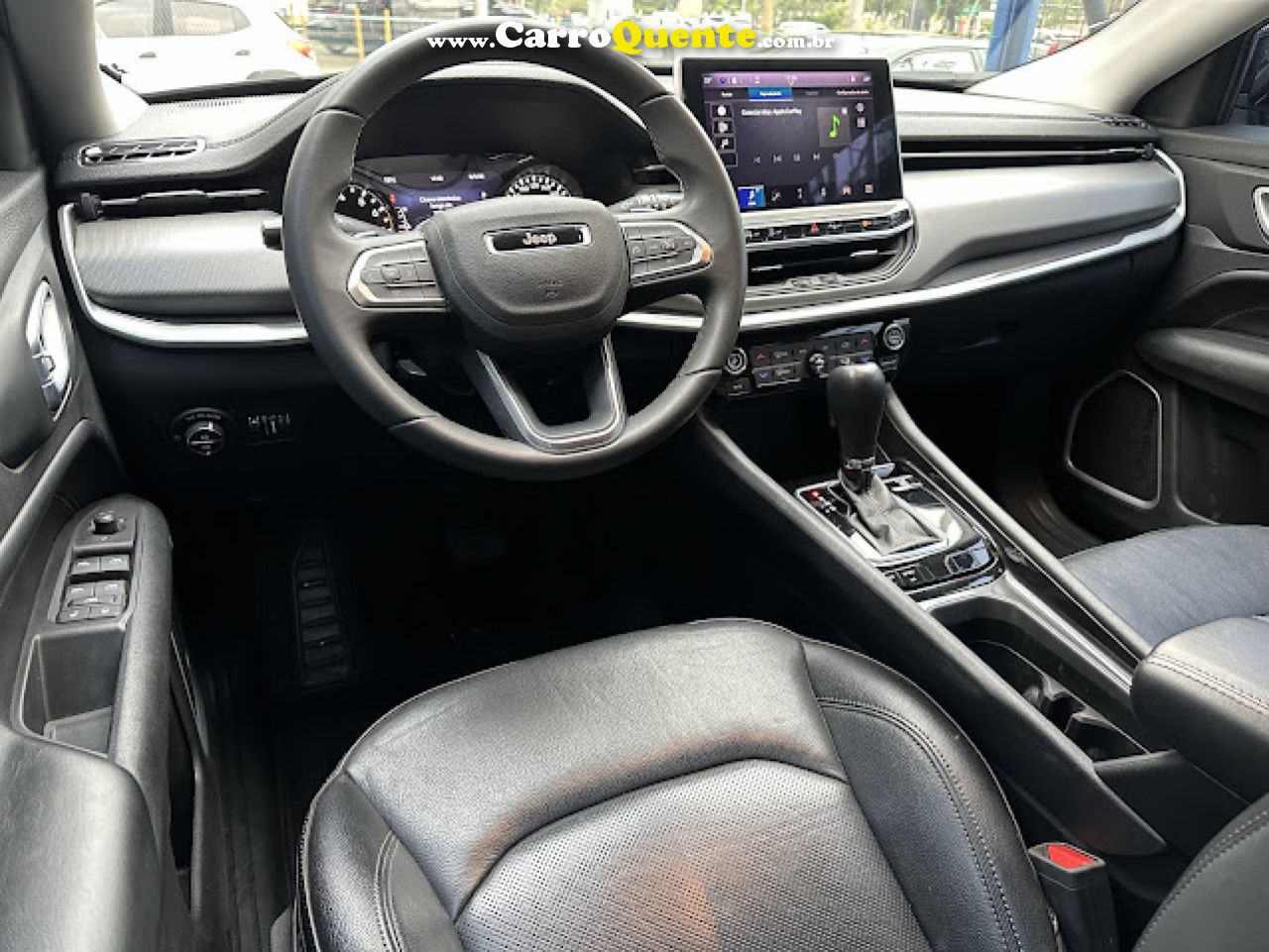 JEEP   COMPASS LONG. T270 1.3 TB 4X2 FLEX AUT.   PRETO 2022 1.3 FLEX - Loja