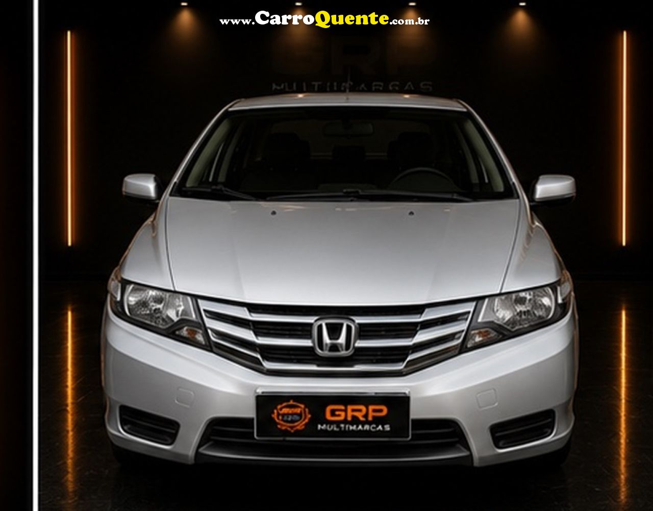 HONDA   CITY SEDAN LX 1.5 FLEX 16V 4P AUT.   PRATA 2011 1.5 FLEX - Loja