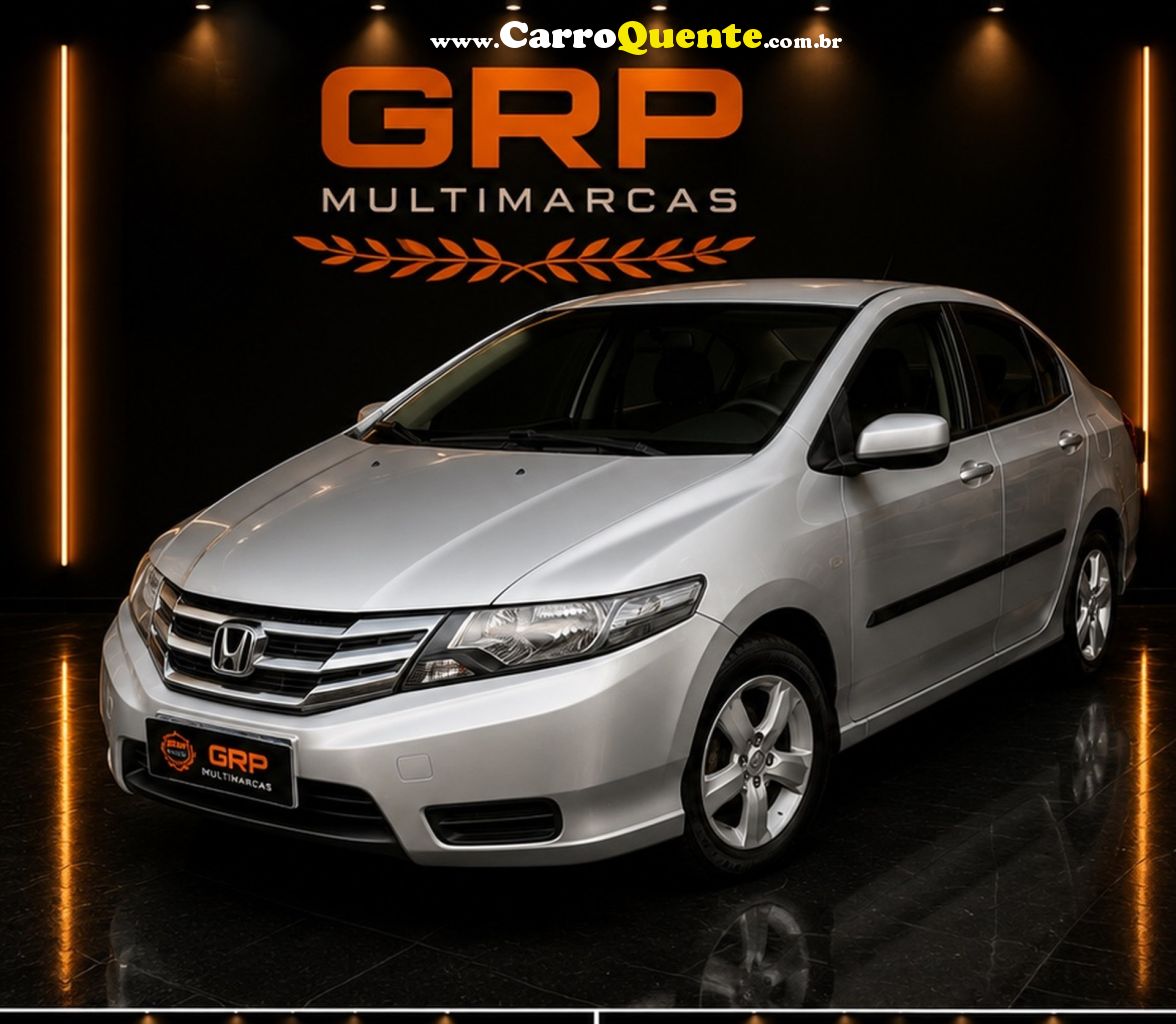 HONDA   CITY SEDAN LX 1.5 FLEX 16V 4P AUT.   PRATA 2011 1.5 FLEX - Loja