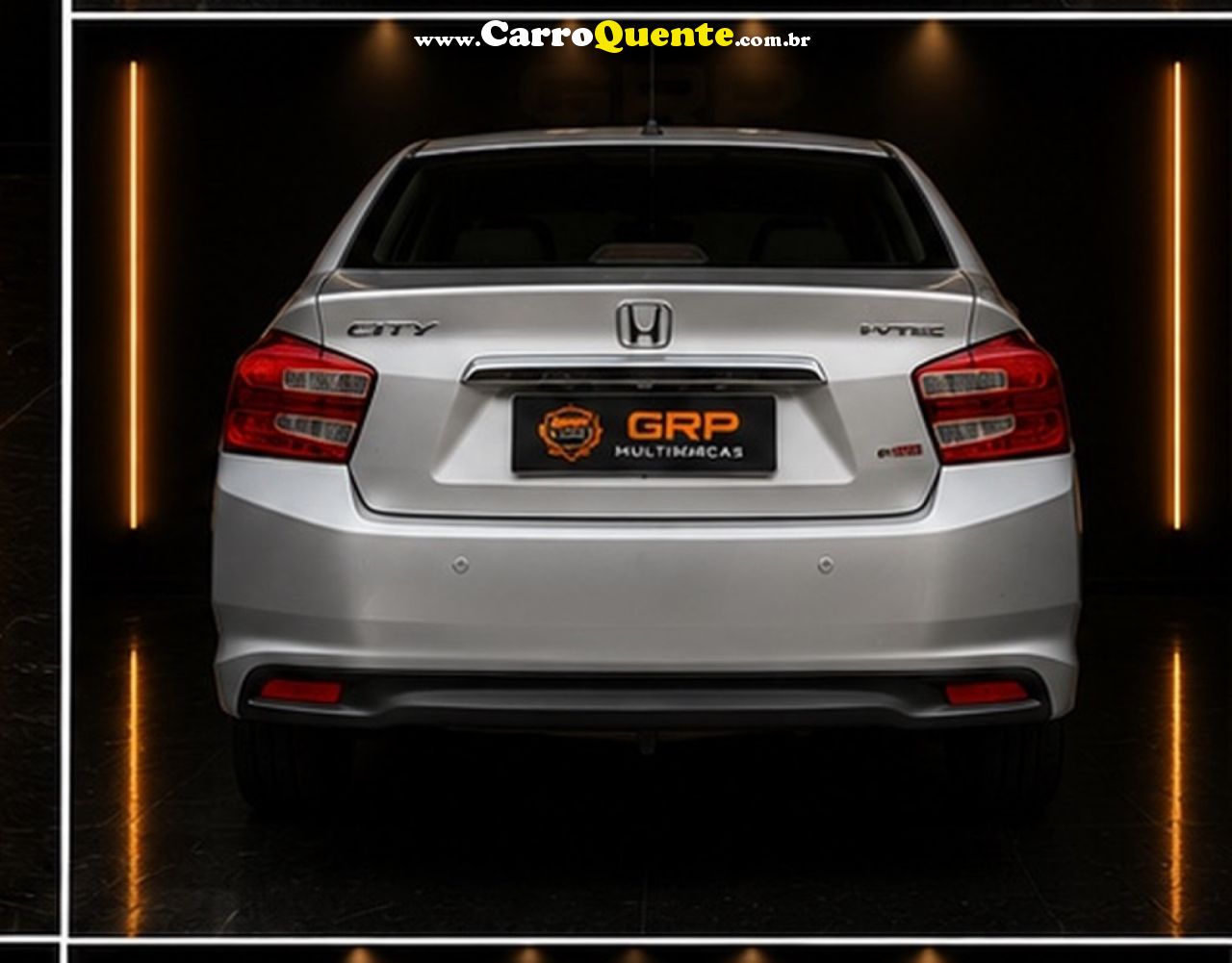 HONDA   CITY SEDAN LX 1.5 FLEX 16V 4P AUT.   PRATA 2011 1.5 FLEX - Loja