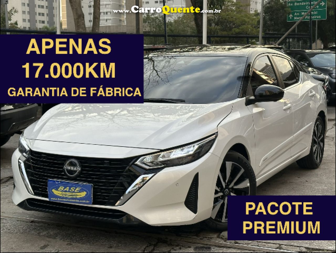 NISSAN   SENTRA EXCLU. INT. PREMIUM 2.0 16V AUT.   BRANCO 2025 2.0 16V GASOLINA - Loja