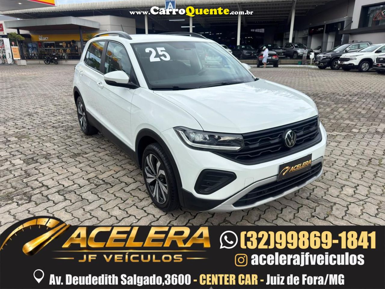 VOLKSWAGEN   T-CROSS 200 TSI 1.0  FLEX 12V 5P AUT.   BRANCO 2025 1.0 FLEX - Loja