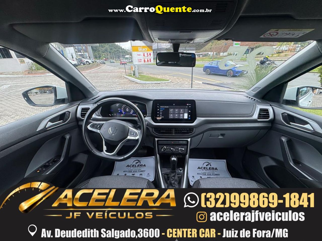 VOLKSWAGEN   T-CROSS 200 TSI 1.0  FLEX 12V 5P AUT.   BRANCO 2025 1.0 FLEX - Loja