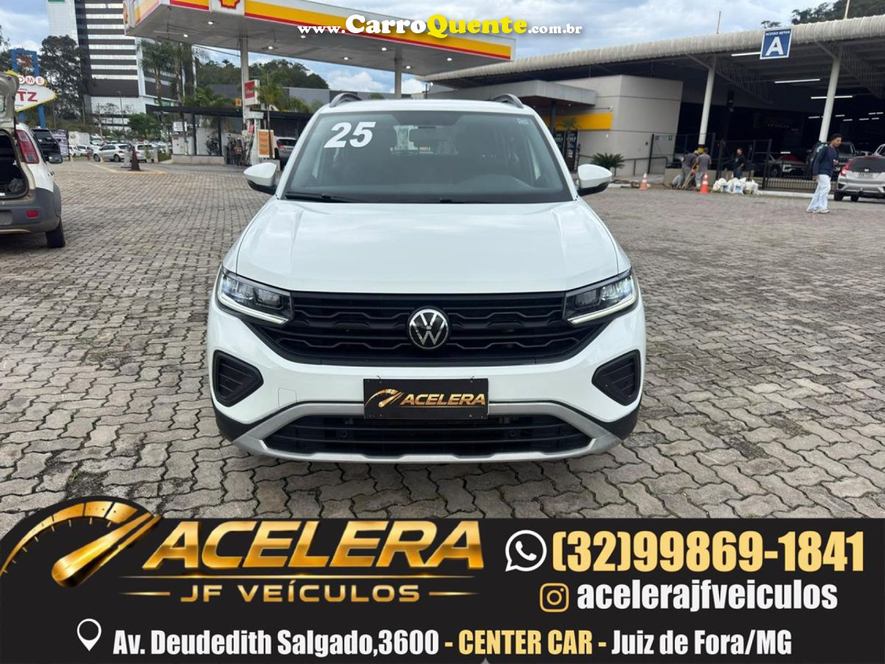 VOLKSWAGEN   T-CROSS 200 TSI 1.0  FLEX 12V 5P AUT.   BRANCO 2025 1.0 FLEX - Loja