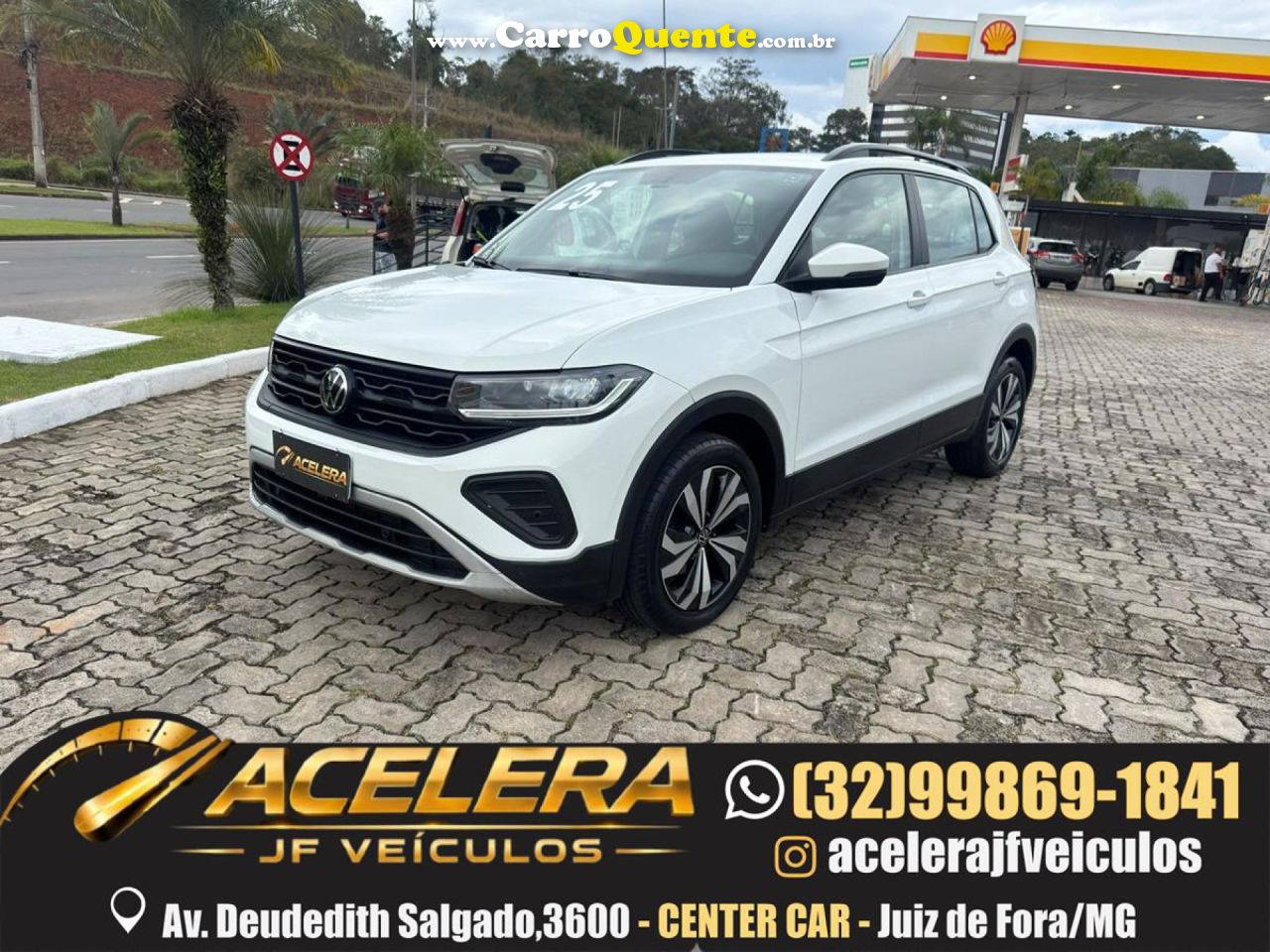 VOLKSWAGEN   T-CROSS 200 TSI 1.0  FLEX 12V 5P AUT.   BRANCO 2025 1.0 FLEX - Loja