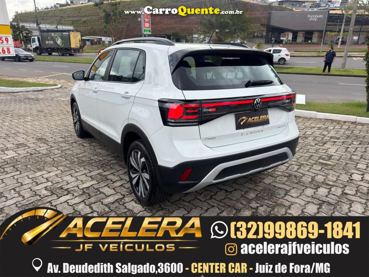 VOLKSWAGEN   T-CROSS 200 TSI 1.0  FLEX 12V 5P AUT.   BRANCO 2025 1.0 FLEX - Loja