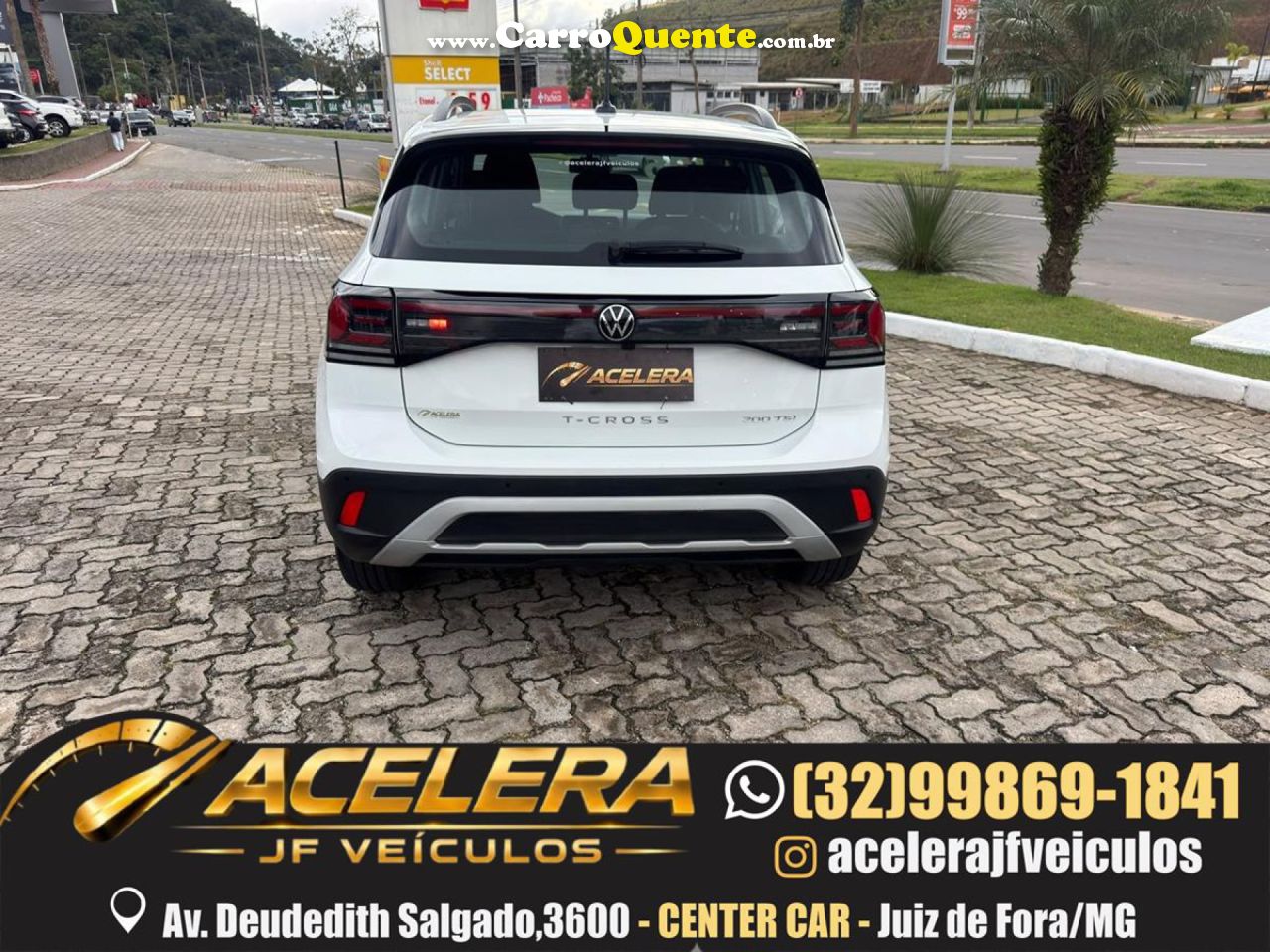 VOLKSWAGEN   T-CROSS 200 TSI 1.0  FLEX 12V 5P AUT.   BRANCO 2025 1.0 FLEX - Loja