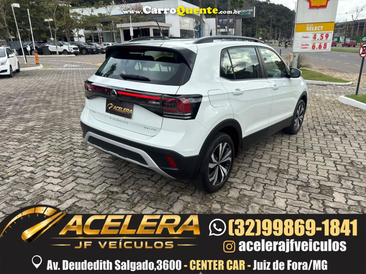 VOLKSWAGEN   T-CROSS 200 TSI 1.0  FLEX 12V 5P AUT.   BRANCO 2025 1.0 FLEX - Loja
