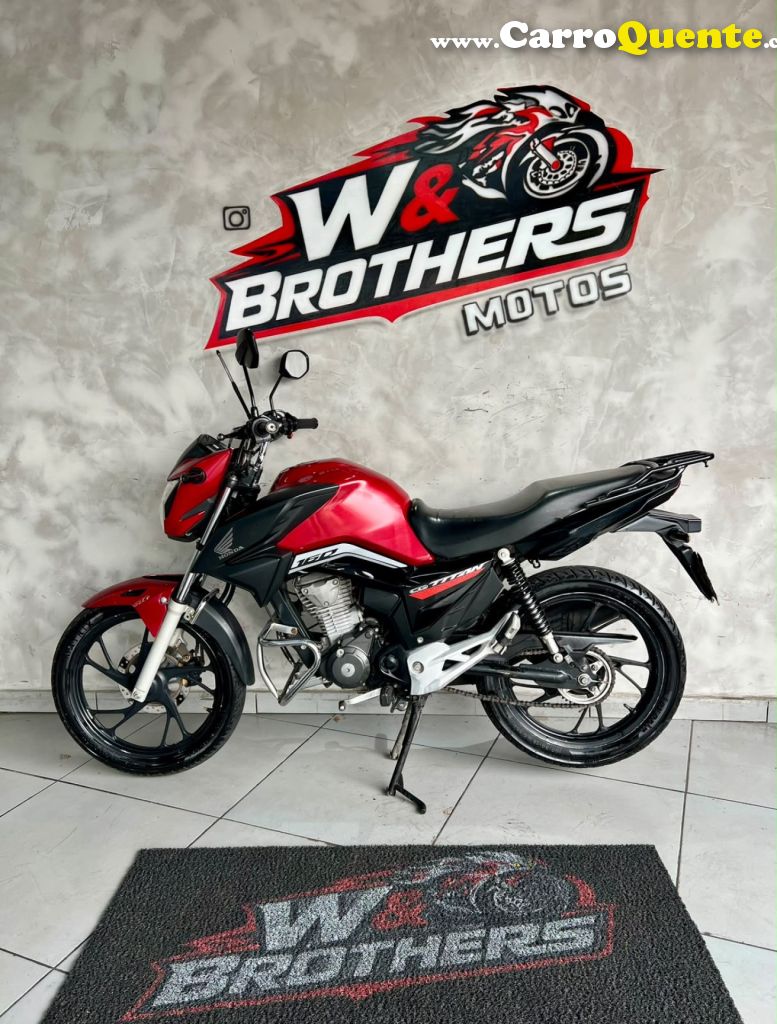 HONDA   TITAN 160   VERMELHO 2022 1.0 GASOLINA - Loja