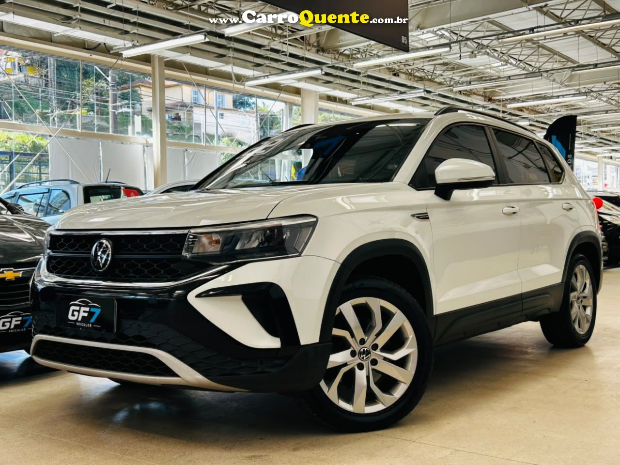 VOLKSWAGEN   TAOS COMFORTLINE 1.4 250 TSI FLEX AUT.   BRANCO 2022 1.4 FLEX - Loja