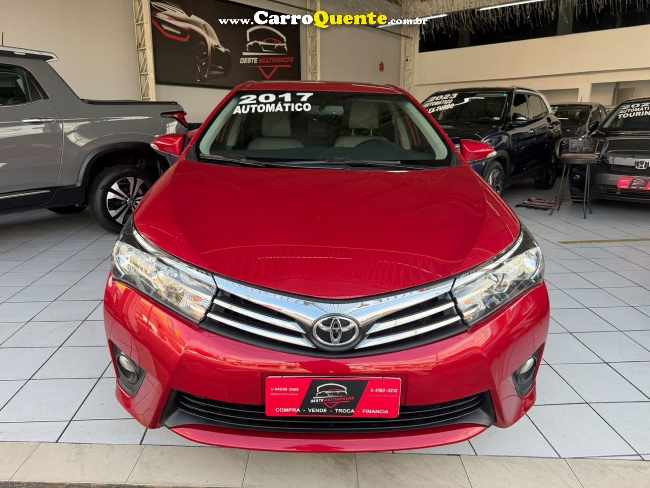 TOYOTA   COROLLA XEI 2.0 FLEX 16V AUT.   VERMELHO 2017 2.0 FLEX - Loja
