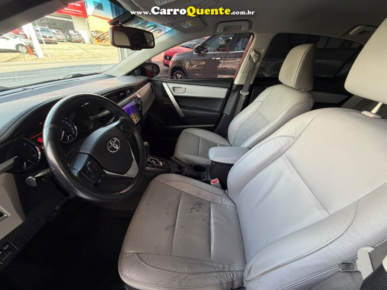 TOYOTA   COROLLA XEI 2.0 FLEX 16V AUT.   VERMELHO 2017 2.0 FLEX - Loja