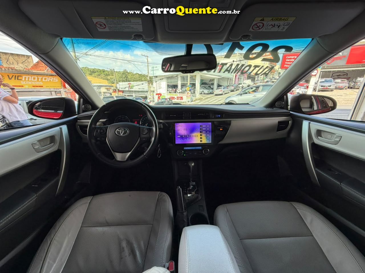 TOYOTA   COROLLA XEI 2.0 FLEX 16V AUT.   VERMELHO 2017 2.0 FLEX - Loja