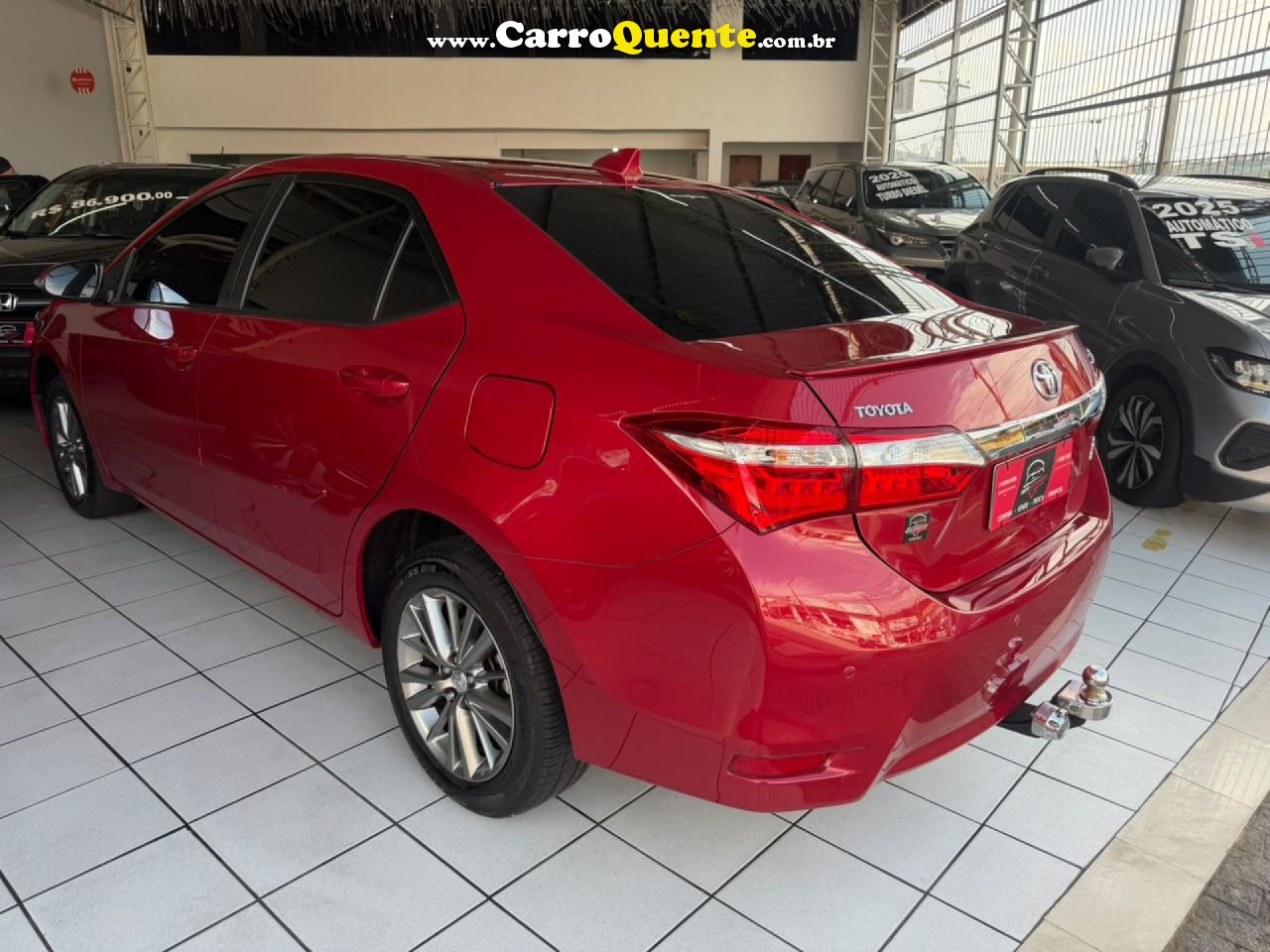 TOYOTA   COROLLA XEI 2.0 FLEX 16V AUT.   VERMELHO 2017 2.0 FLEX - Loja