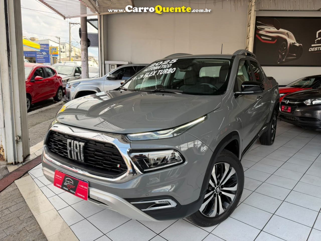 FIAT   TORO VOLCANO 1.3 T270 4X2 FLEX AUT.   CINZA 2025 1.3 FLEX - Loja