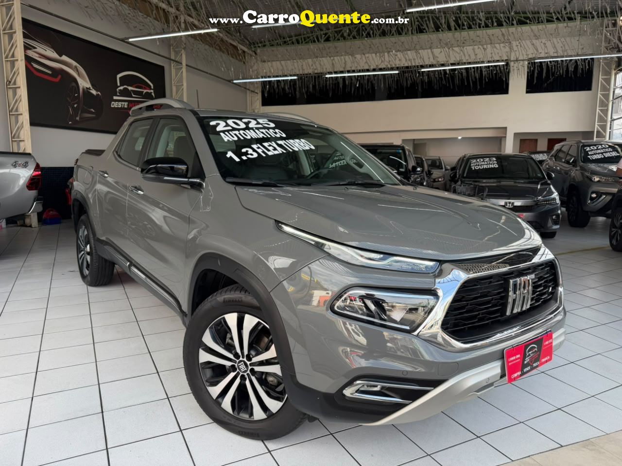 FIAT   TORO VOLCANO 1.3 T270 4X2 FLEX AUT.   CINZA 2025 1.3 FLEX - Loja