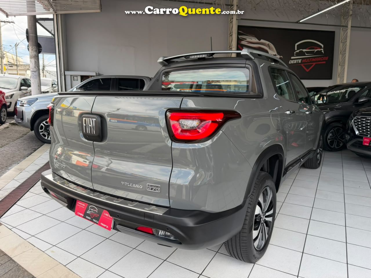 FIAT   TORO VOLCANO 1.3 T270 4X2 FLEX AUT.   CINZA 2025 1.3 FLEX - Loja