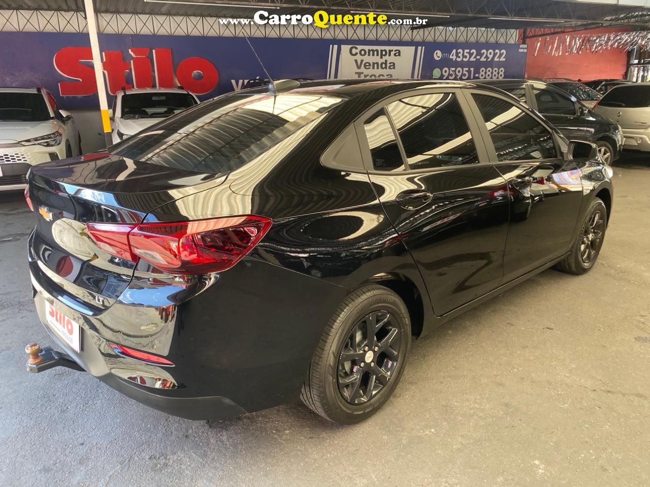 CHEVROLET   ONIX SEDAN PLUS LT 1.0 12V FLEX 4P MEC.   PRETO 2024 1.0 FLEX - Loja