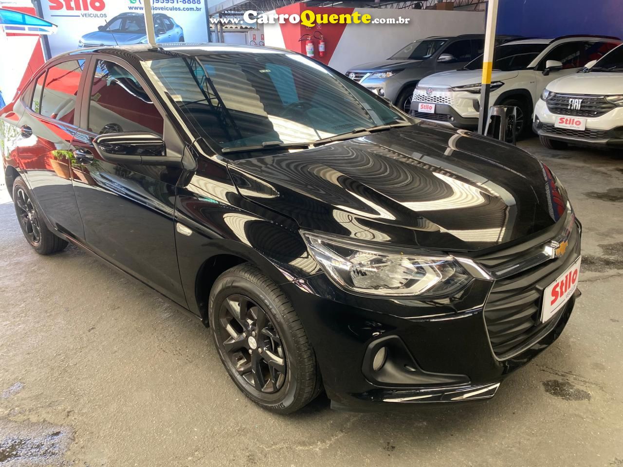 CHEVROLET   ONIX SEDAN PLUS LT 1.0 12V FLEX 4P MEC.   PRETO 2024 1.0 FLEX - Loja