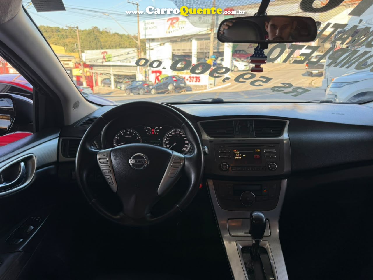 NISSAN   SENTRA SV 2.0 FLEXSTART 16V AUT.   PRETO 2015 2.0 GASOLINA - Loja