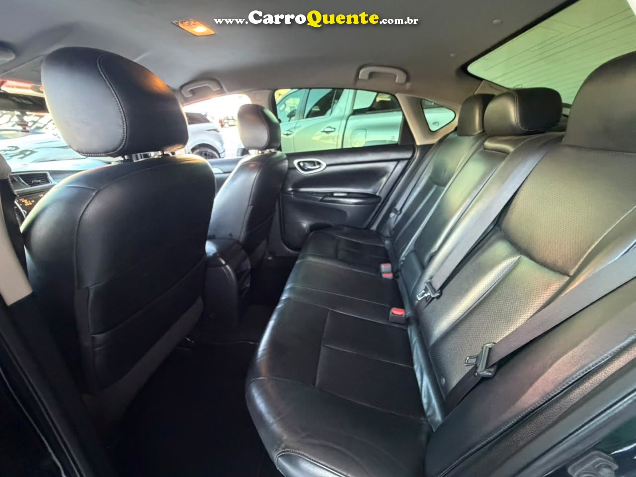 NISSAN   SENTRA SV 2.0 FLEXSTART 16V AUT.   PRETO 2015 2.0 GASOLINA - Loja
