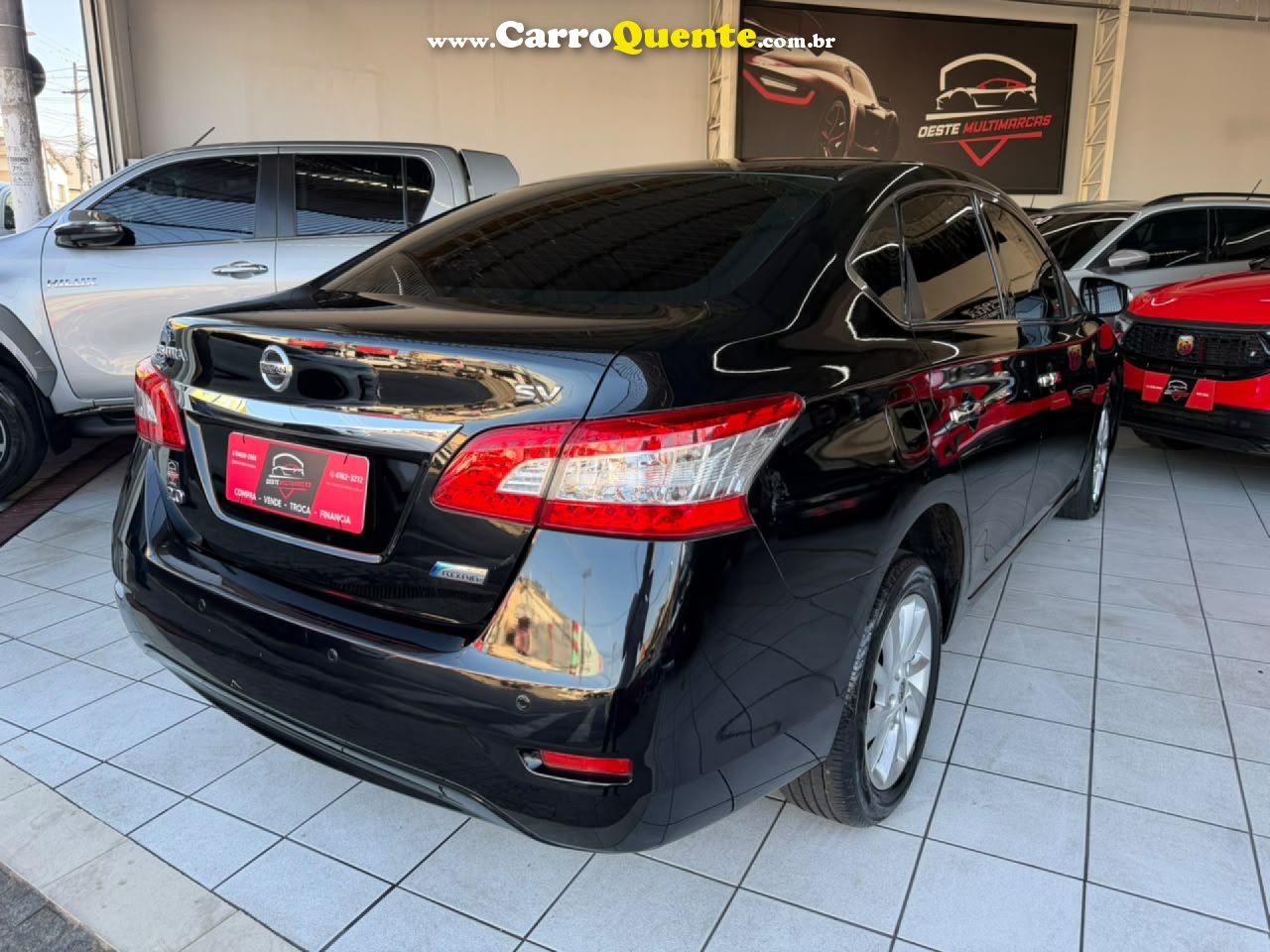 NISSAN   SENTRA SV 2.0 FLEXSTART 16V AUT.   PRETO 2015 2.0 GASOLINA - Loja