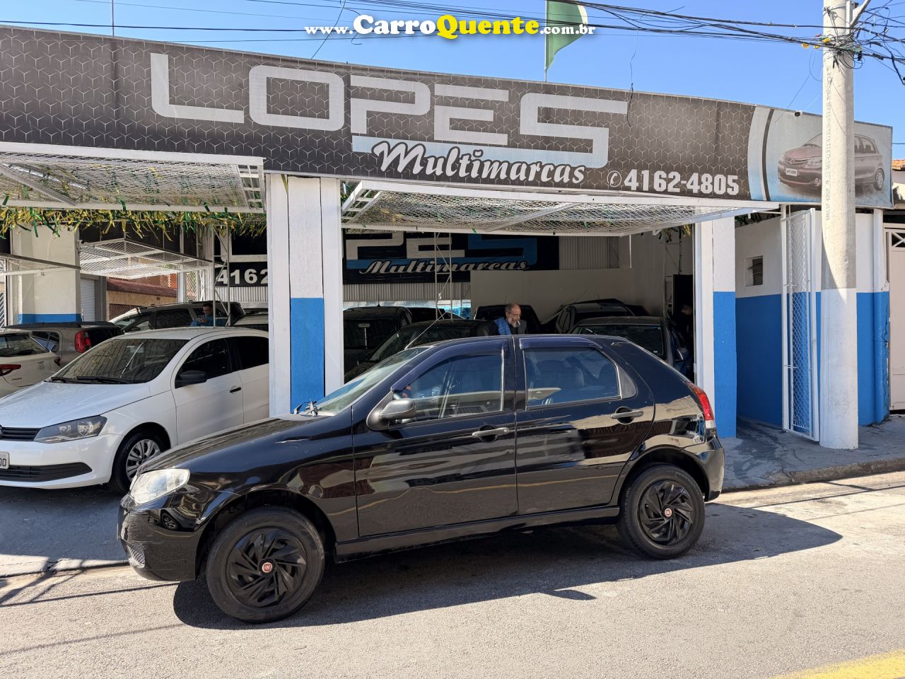FIAT   PALIO ELX 1.0 FIRE30 ANOS F. FLEX 8V 4P   PRETO 2010 1.0 FLEX - Loja