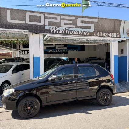 FIAT   PALIO ELX 1.0 FIRE30 ANOS F. FLEX 8V 4P   PRETO 2010 1.0 FLEX