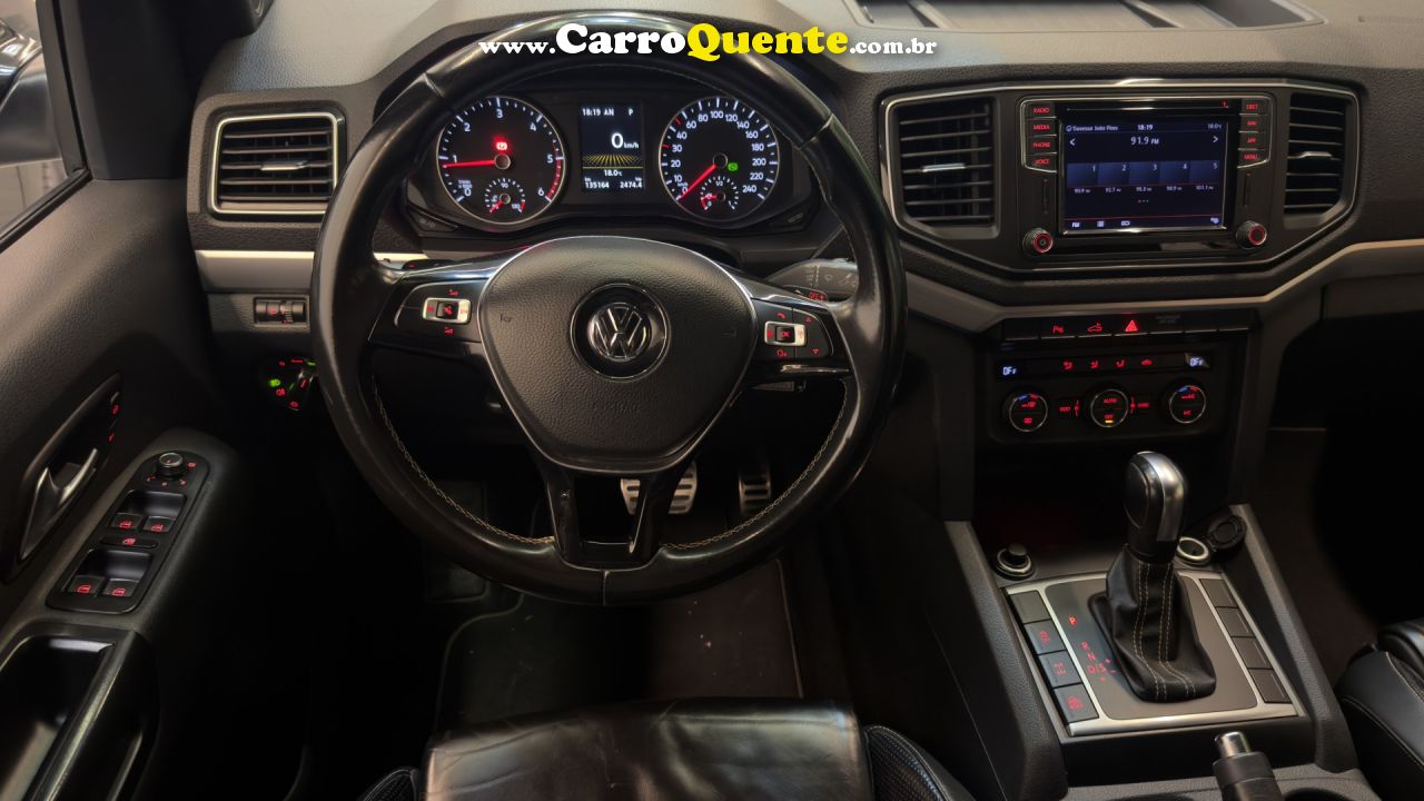 VOLKSWAGEN   AMAROK EXTREME CD 3.0 4X4 TB DIES. AUT.   PRATA 2019 3.0 DIESEL - Loja