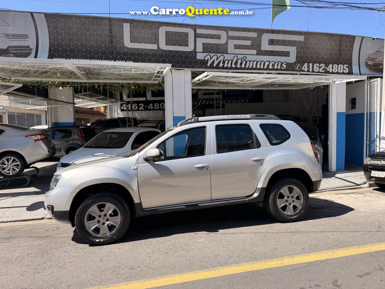 RENAULT   DUSTER DYNAMIQUE 1.6 FLEX 16V MEC.   PRATA 2019 1.6 FLEX - Loja