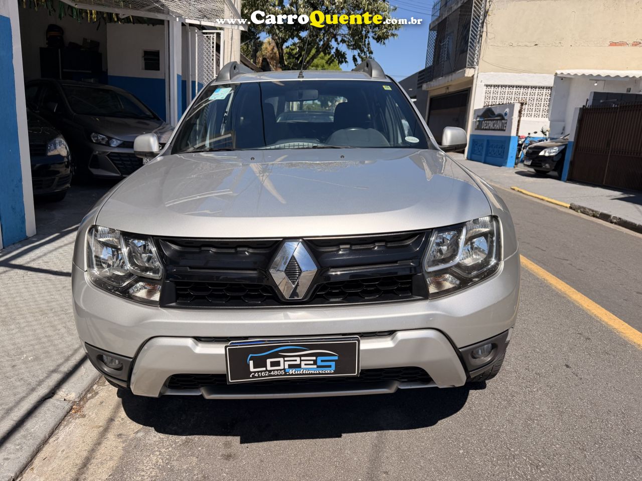 RENAULT   DUSTER DYNAMIQUE 1.6 FLEX 16V MEC.   PRATA 2019 1.6 FLEX - Loja