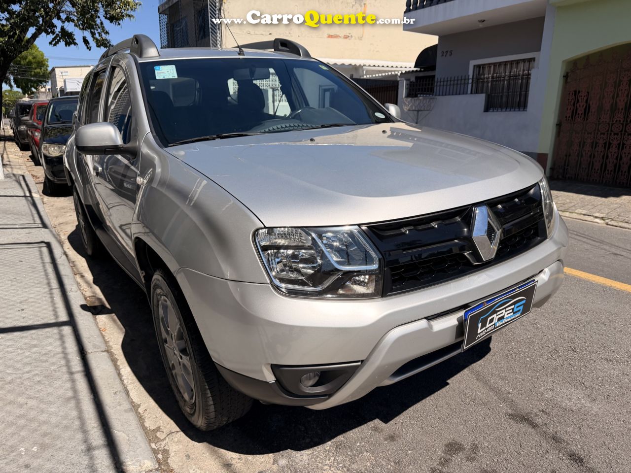 RENAULT   DUSTER DYNAMIQUE 1.6 FLEX 16V MEC.   PRATA 2019 1.6 FLEX - Loja